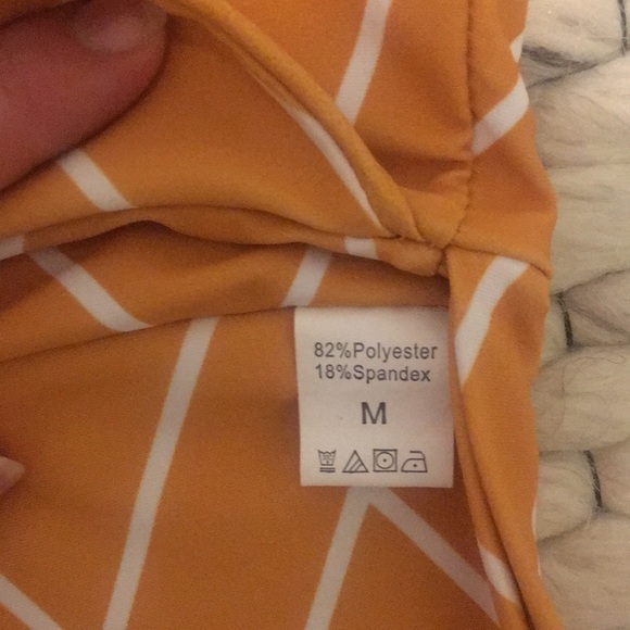 Plunging One Piece Bathing Suit - Picture 4 of 4